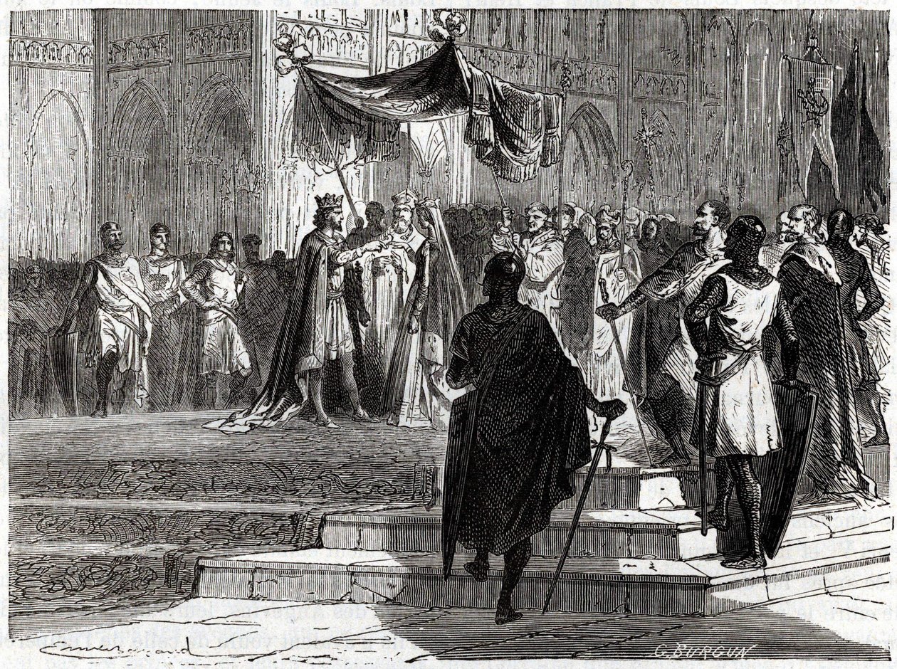 Ludvig den yngres (1120 - 1180) äktenskap med Alienor d