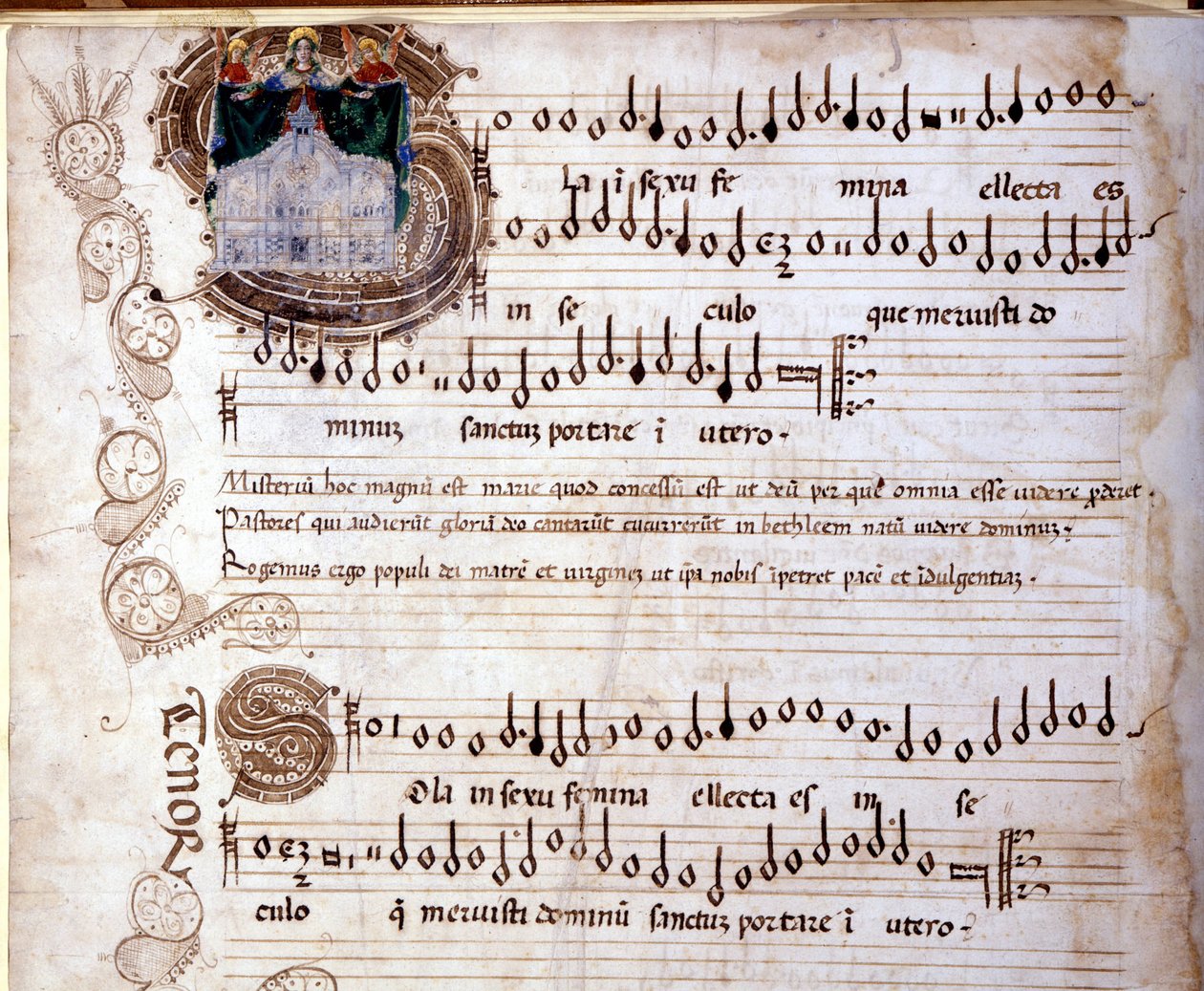 Mässa i baskvartett av Enricus Isaac av Unknown artist