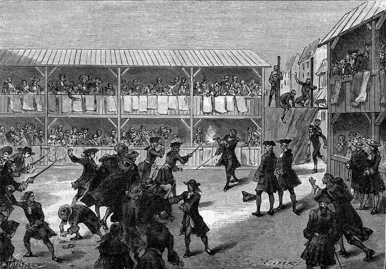 Att mäta graden av Ecuador på 1700-talet: mord på Seniergue, kirurg för den franska beskickningen. Cuenca, Ecuador av Unknown artist