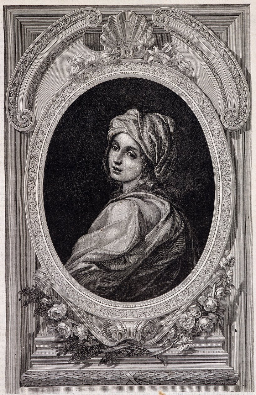Medaljongporträtt av påven Jeanne - i "Histoire des popes"" av Maurice Lachatre av Unknown artist
