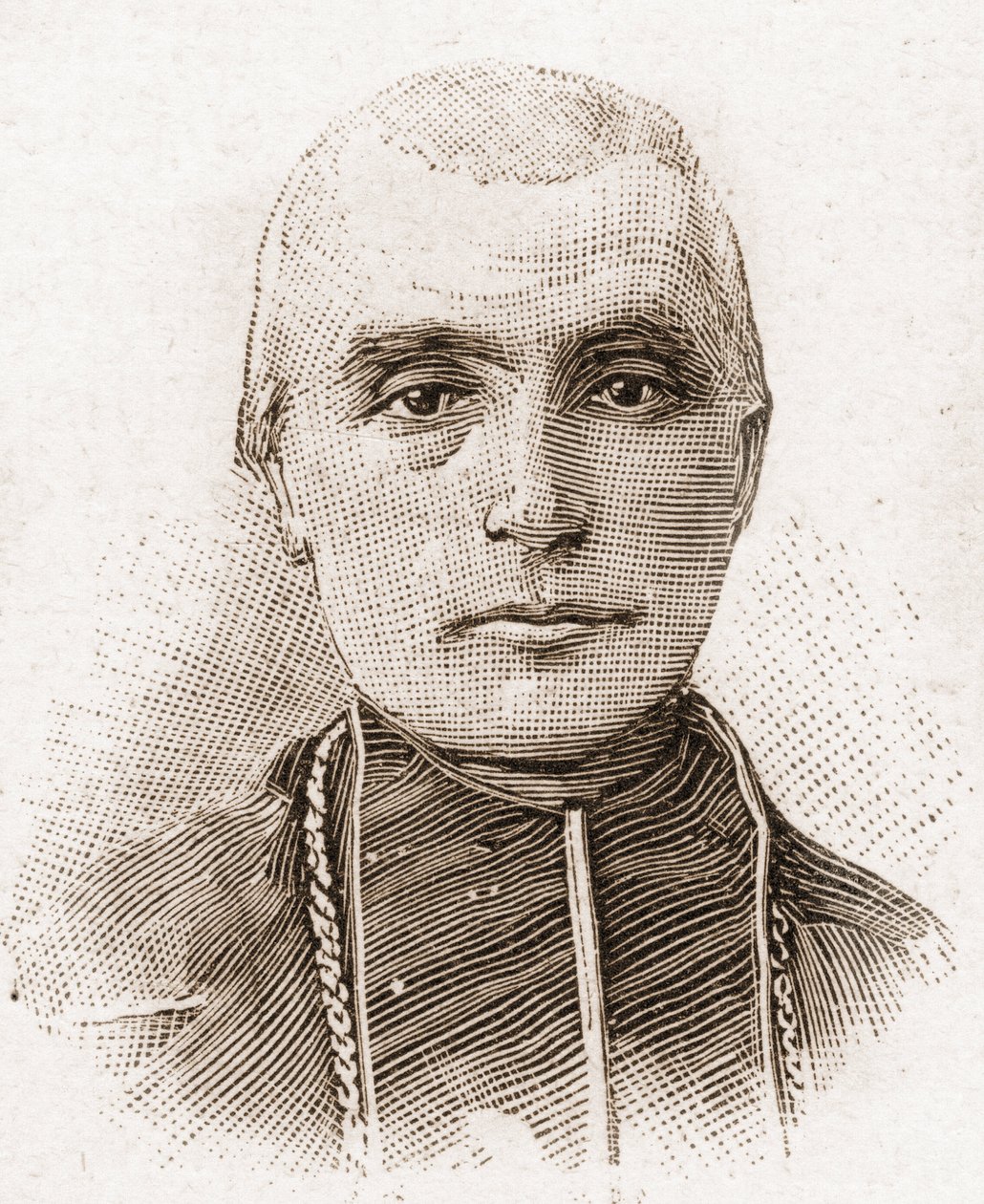 Medlemmar av Academy Francaise 1895: porträtt av kardinal Adolphe Perraud (1828-1906), fransk eveque och historiker. av Unknown artist