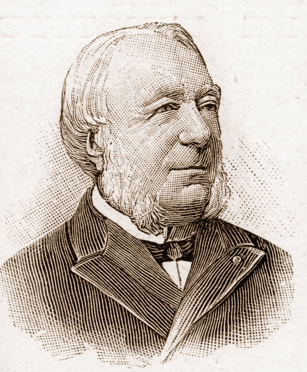 Medlemmar av Academy Francaise 1895: porträtt av Marie Louis Antoine Gaston Boissier (1823-1908), fransk historiker och filolog. av Unknown artist