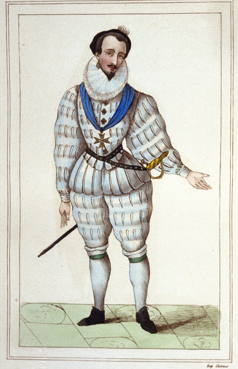 Mignon av Henri III. gravyr från 1830 av Unknown artist