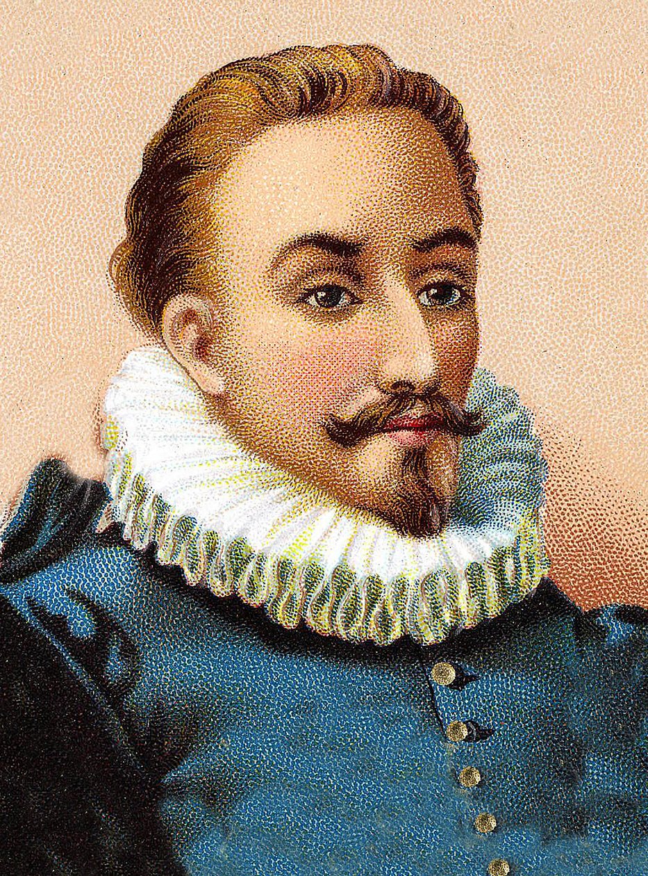 Miguel de Cervantes Saavedra 1547-1616 - Porträtt av Miguel de Cervantes (1547-1616), spansk poet och dramatiker av Unknown artist