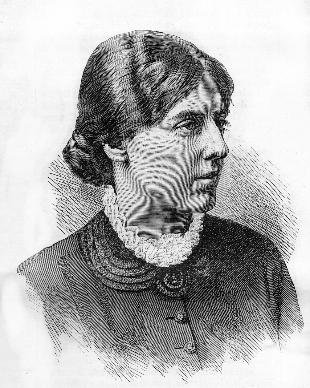Miss Kate Booth, marskalk från Frälsningsarmén. av Unknown artist