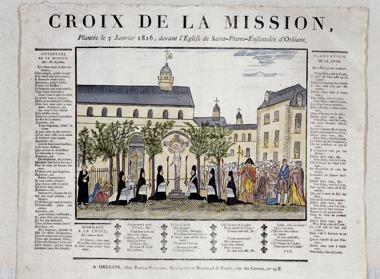 Missionskors - Croix de la Mission, planterad den 5 januari av Unknown artist