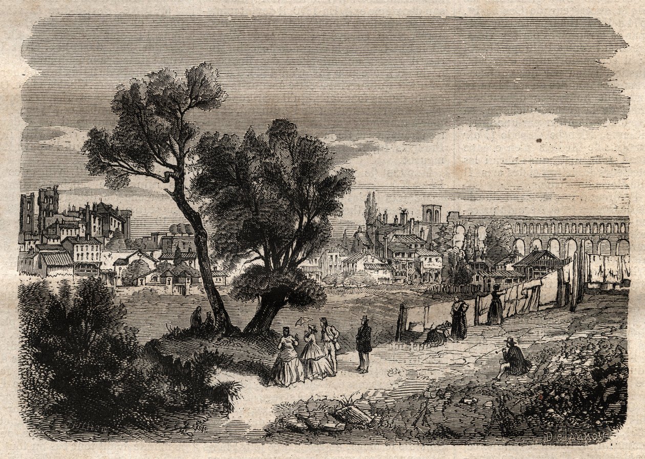 Montpellier på 1800-talet - Montpellier på 1800-talet - av Unknown artist
