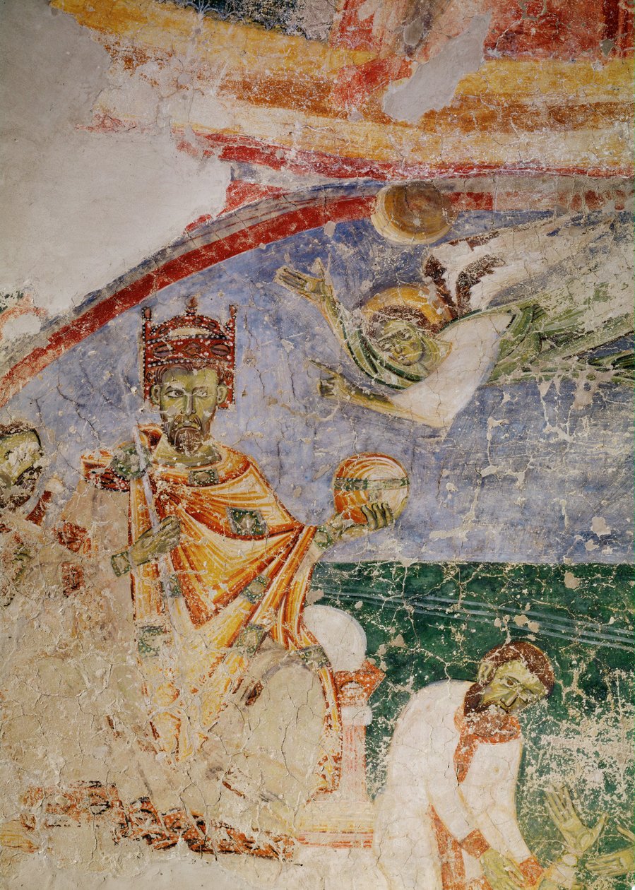Muralmålningar i kyrkan i benediktinerklostret Lambach, Oberösterreich (fresker) av Unknown artist
