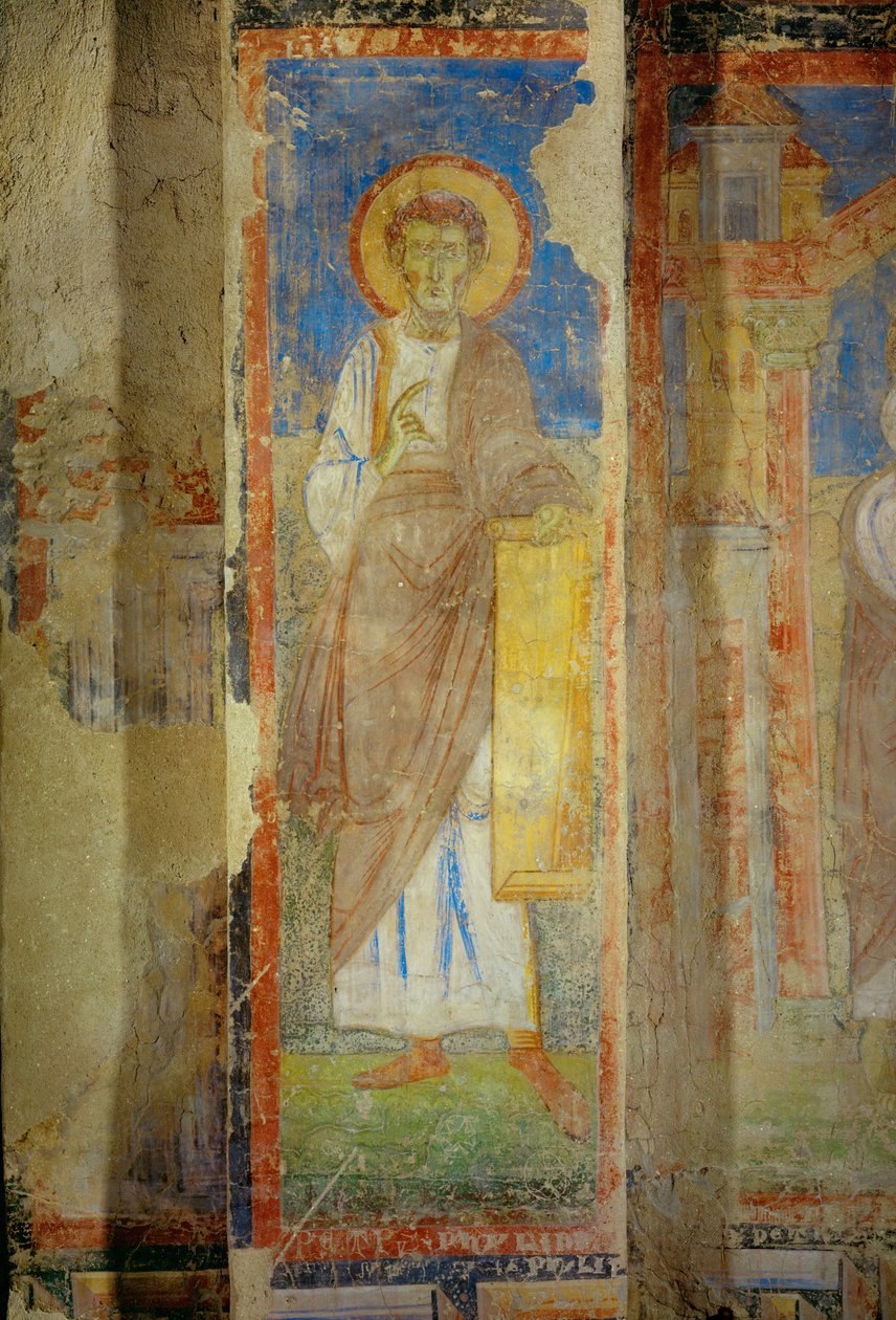 Muralmålningar i kyrkan i benediktinerklostret Lambach, Oberösterreich (fresker) av Unknown artist