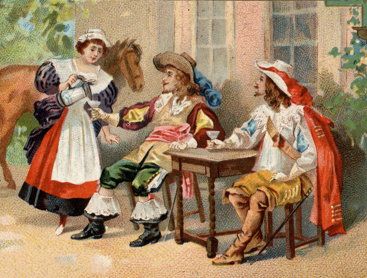 Musketörer under Ludvig XIII. av Unknown artist