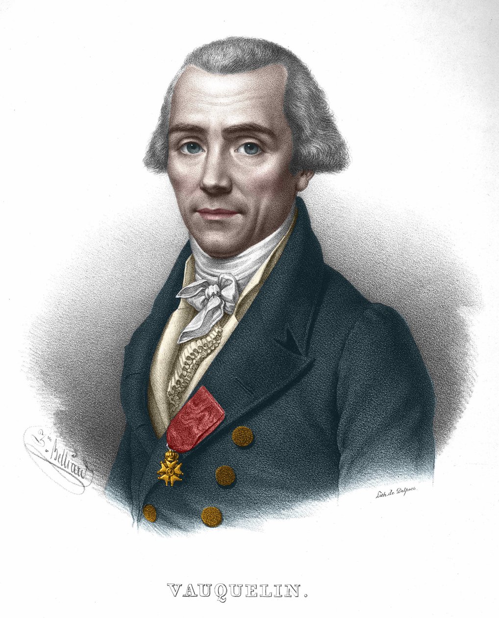 Nicolas Louis Vauquelin, fransk kemist (1763 - 1829). av Unknown artist