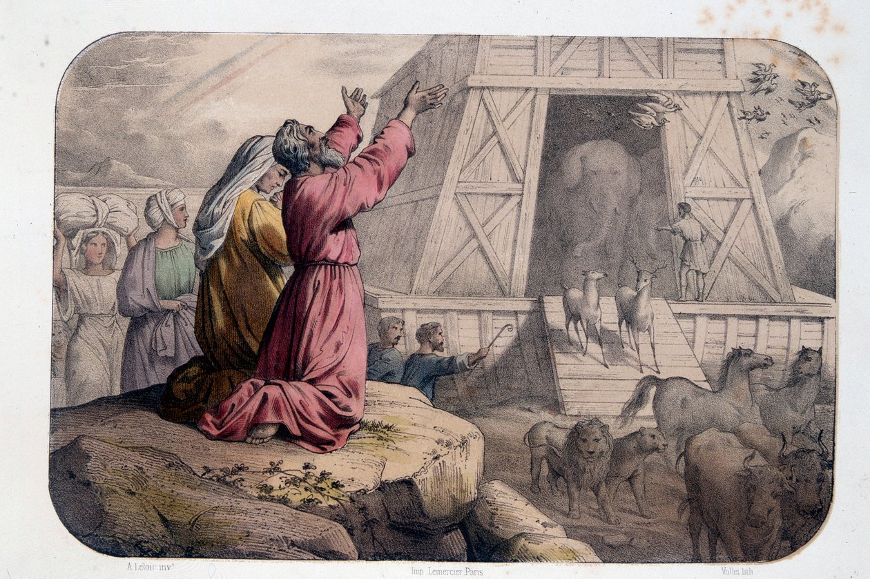 Noas ark - Utgången från Noes ark - Bibeln av Unknown artist