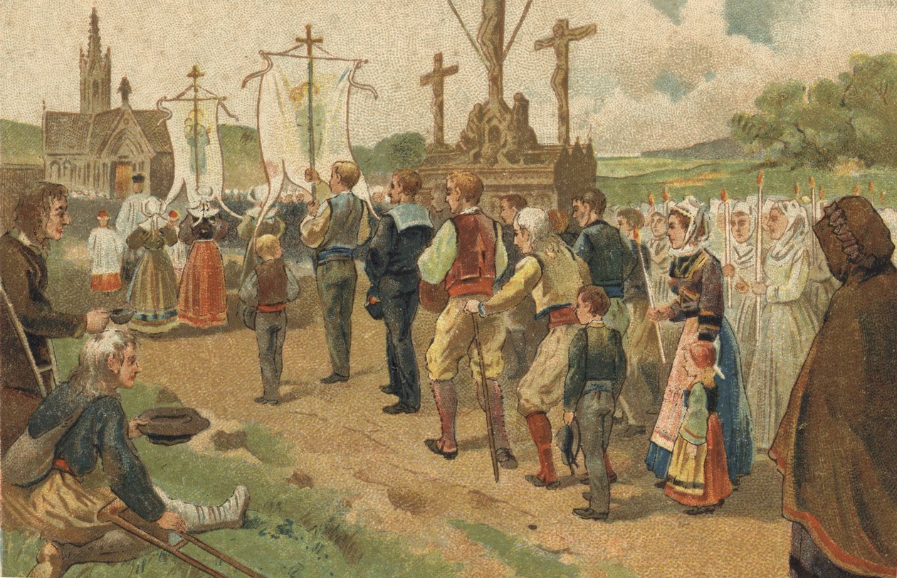 Gammal sed celebree i regionen Bretagne: Sainte Anne d