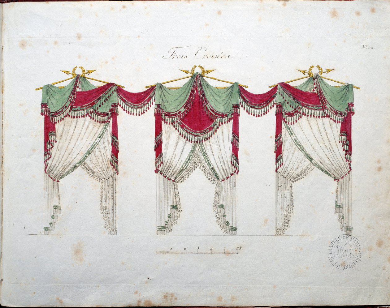 Osmont Tapestry Crossings-projekt. Tallrik tagen från d