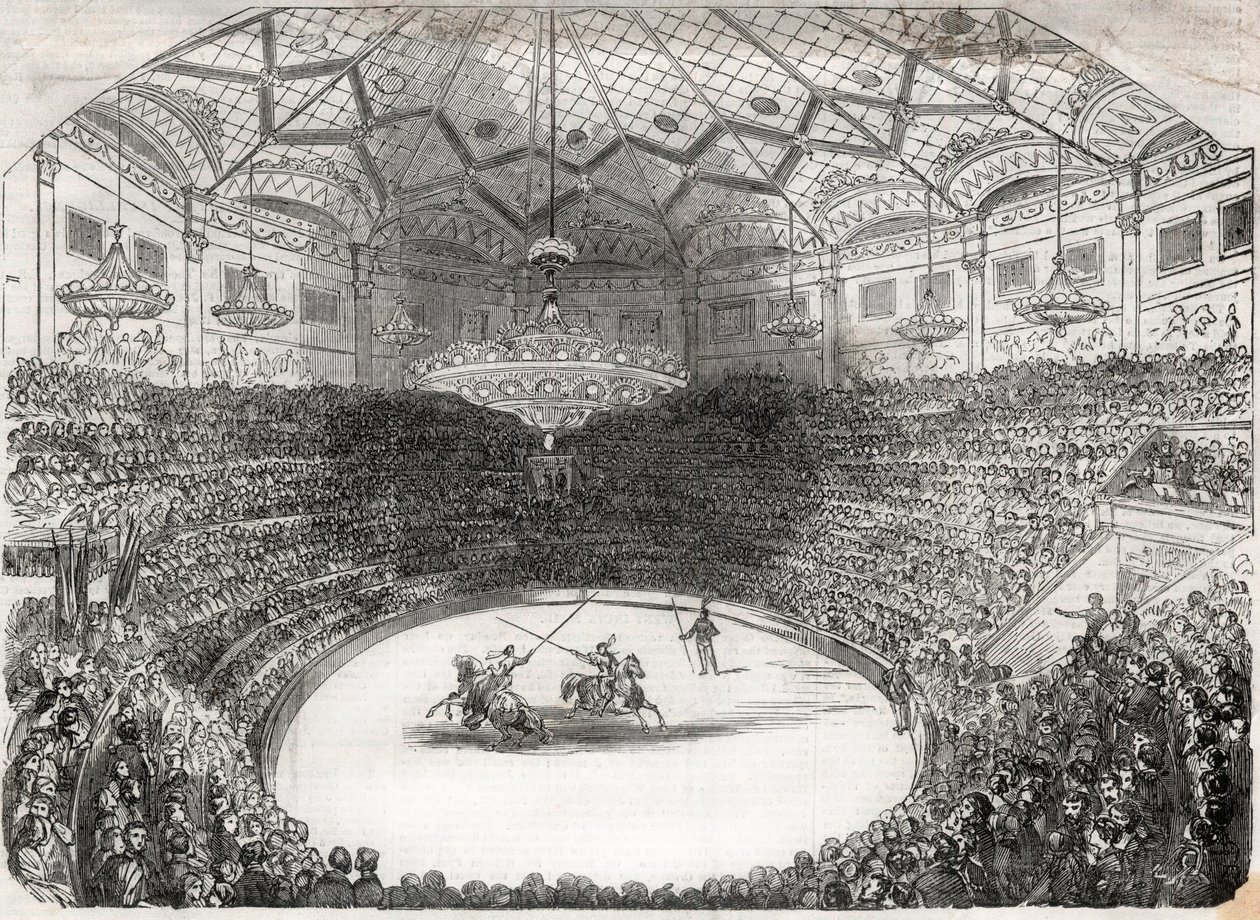 PARIS: VINTERCIRKUS av Unknown artist
