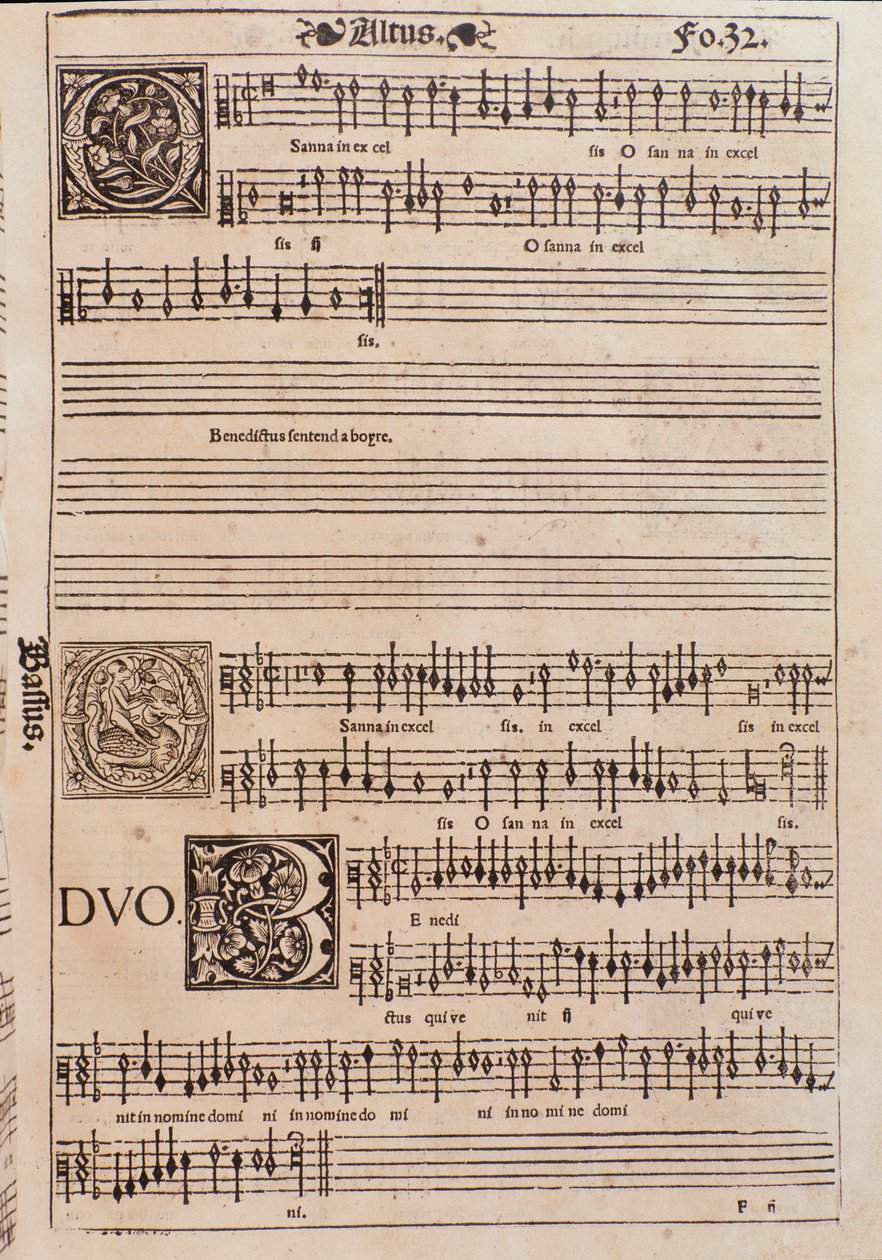 Sida från Liber octo Missarum (1541) av Unknown artist