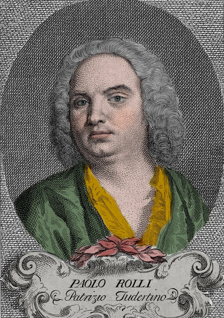 Porträtt av Paolo Antonio Rolli (1687-1765), italiensk poet och librettist av italiensk 1700-talsopera av Unknown artist