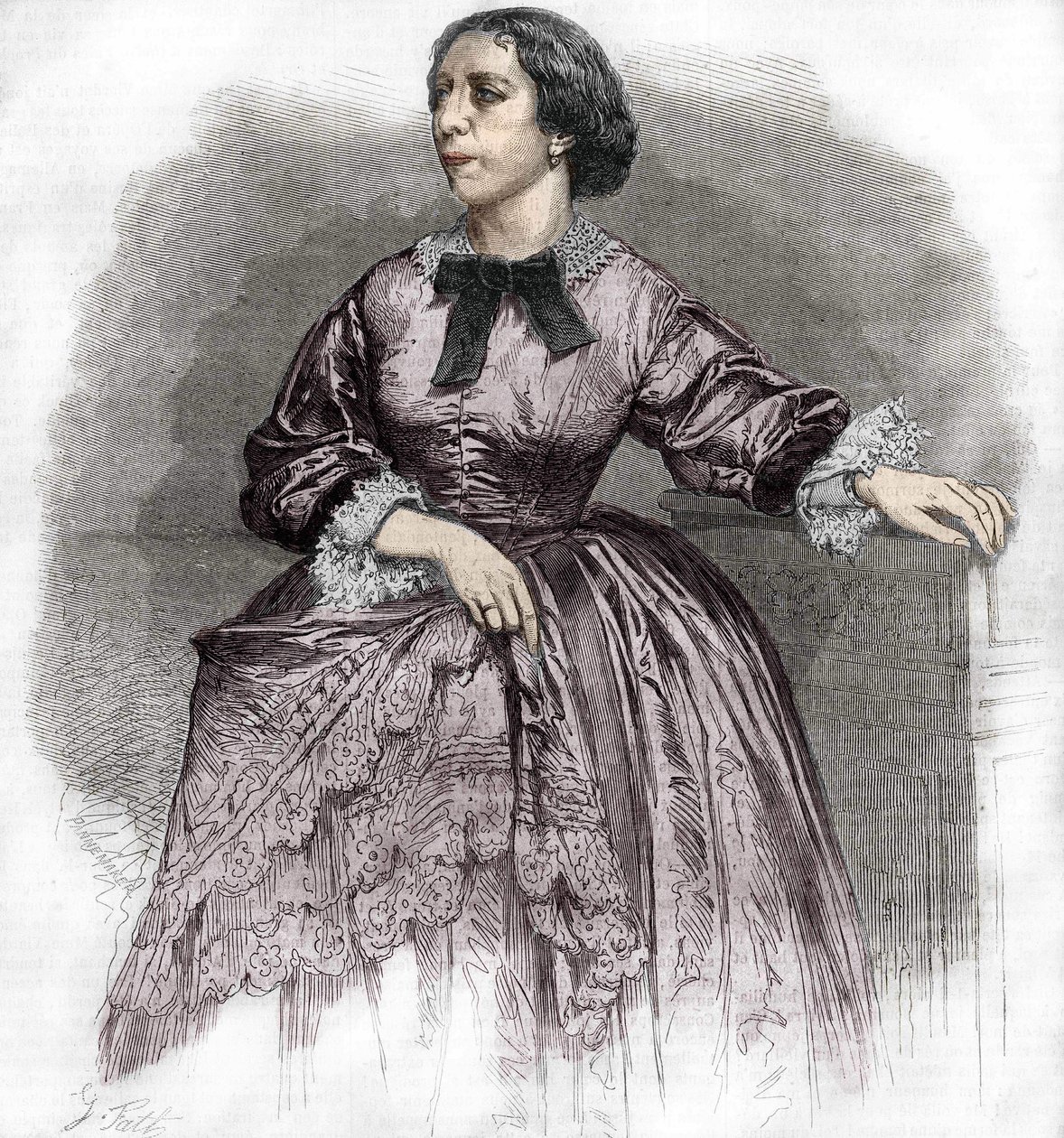Pauline Viardot - Garcìa (1821-1910), fransk sångerska. av Unknown artist