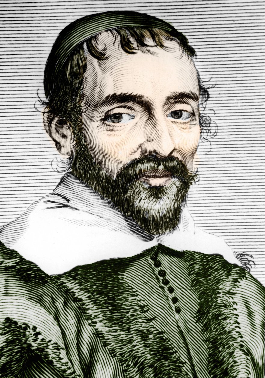 Pierre Gassendi (1592-1655), fransk filosof, astronom, matematiker och fysiker. av Unknown artist