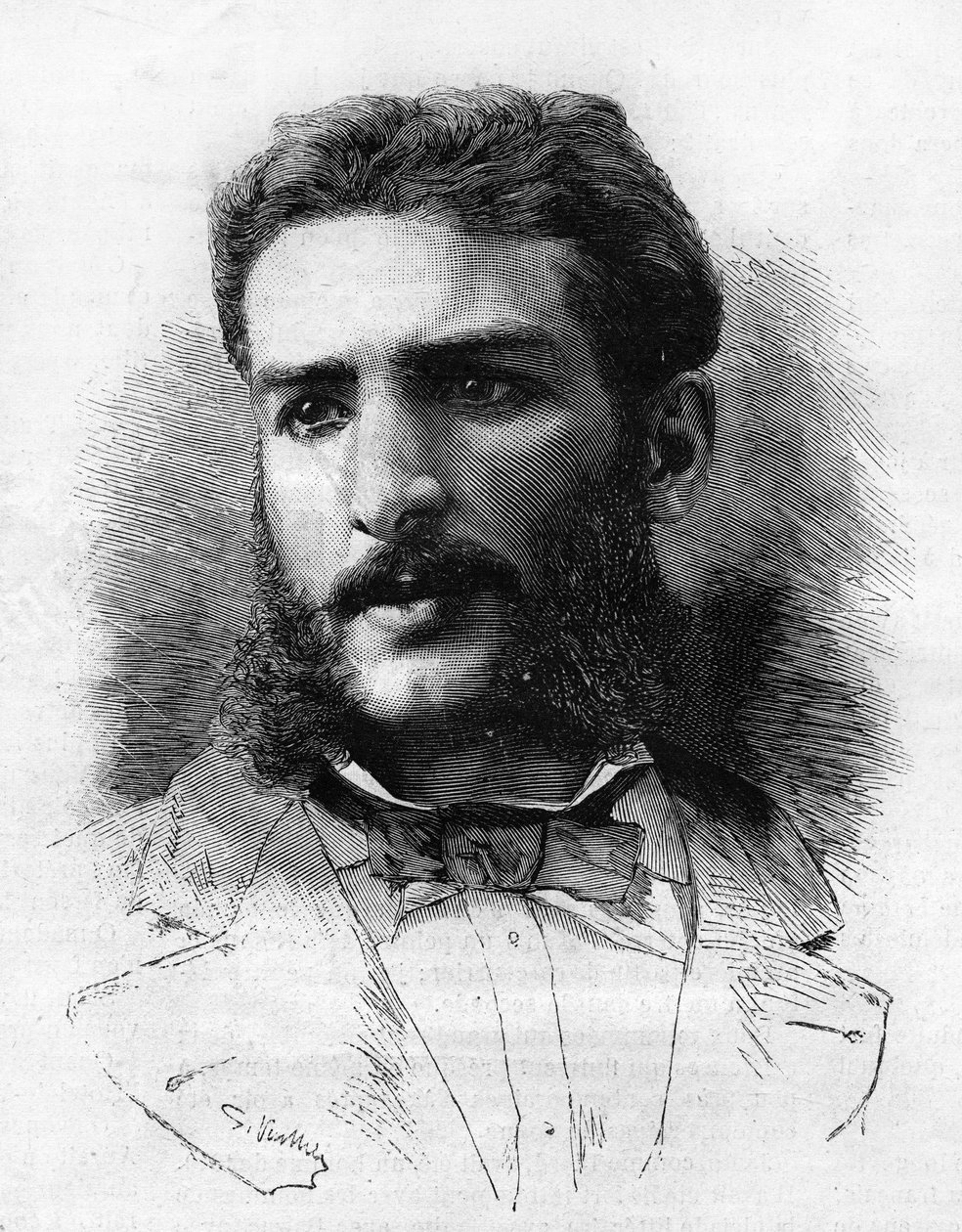 Pierre Savorgnan av Brazza (1852-1905), fransk upptäcktsresande 1882. av Unknown artist
