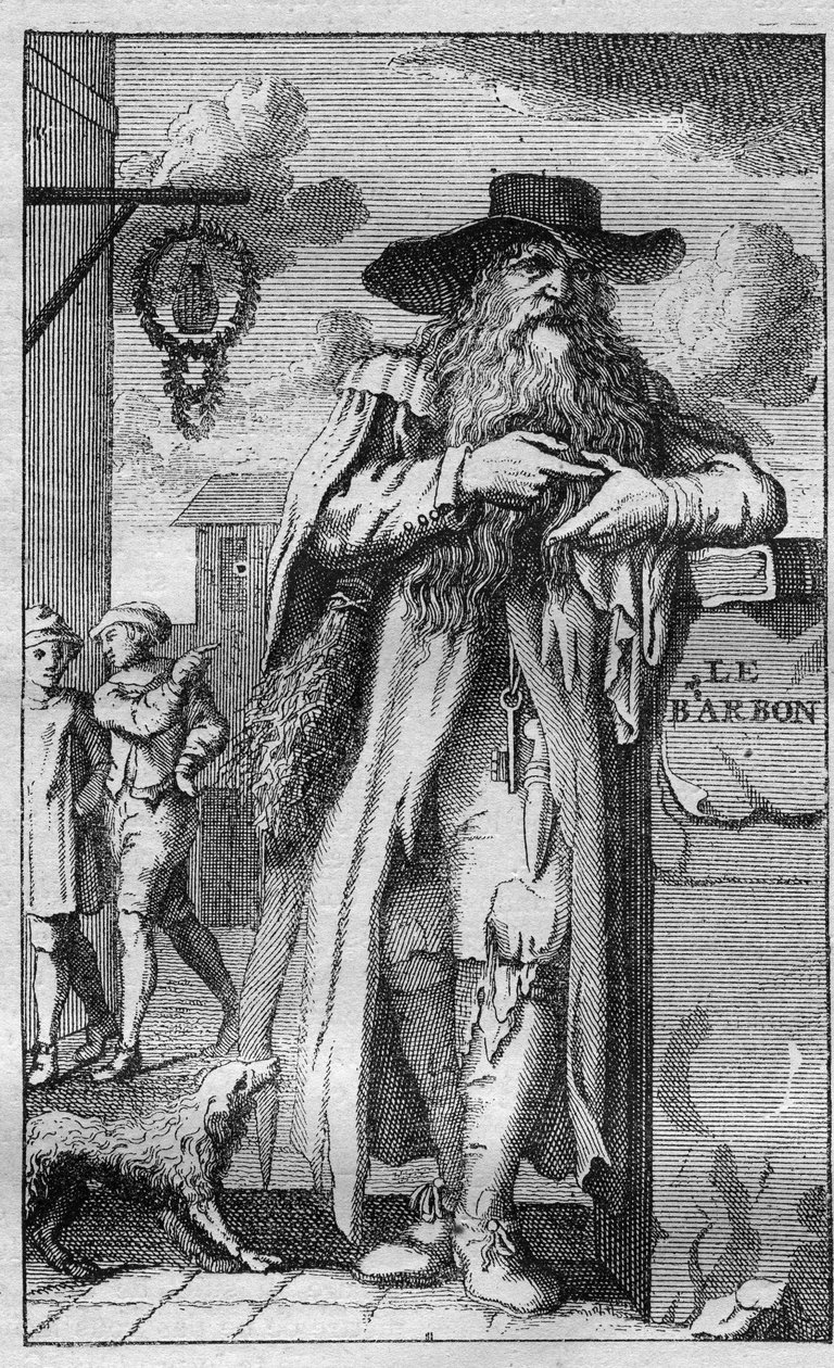 Pierre de Montmaur (1576 -1650) erudit, French poet of Latin expression - engraving av Unknown artist