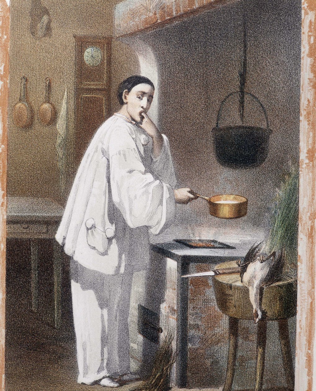Pierrot smakar matlagning - n.d., sent 1800-tal av Unknown artist
