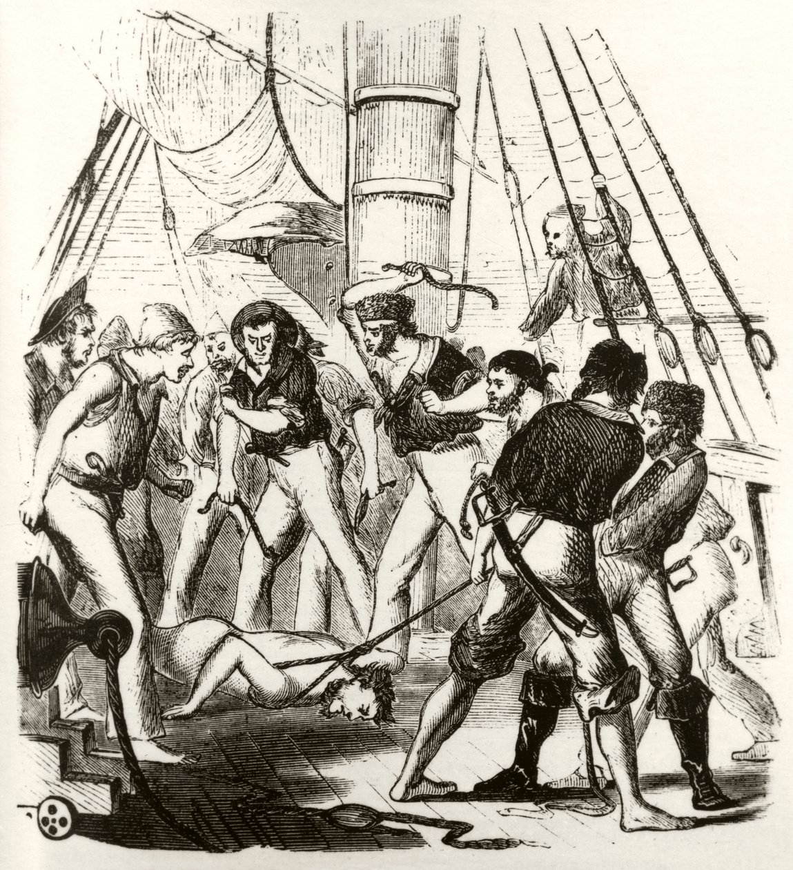Pirater som plågar George Withers av Unknown artist