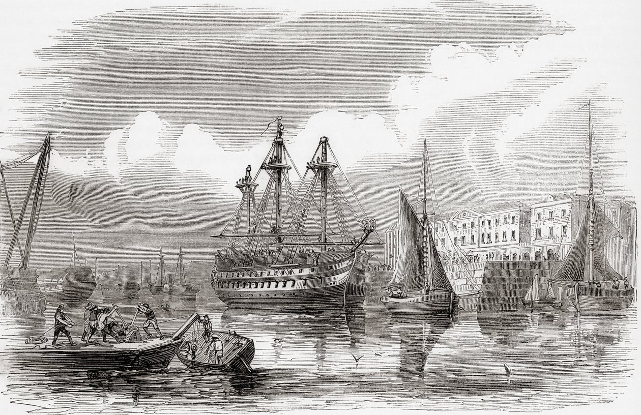 Plymouth, England (gravyr) av Unknown artist