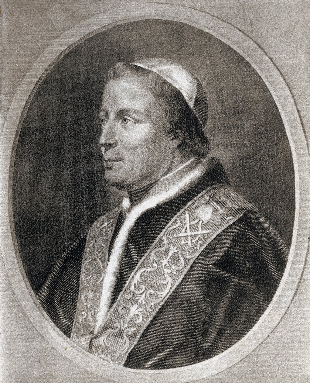 Påve Pius Ix (gravyr) av Unknown artist