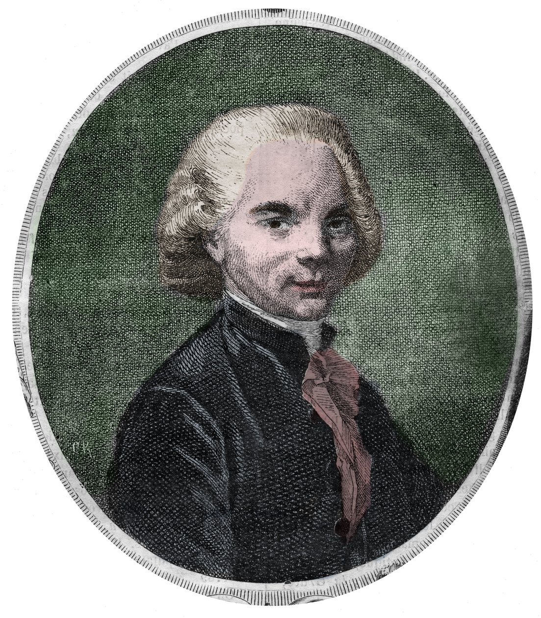 Porträtt av Abbe Delille. Jacques Delille, fransk poet och kyrklig (1738-1813). av Unknown artist