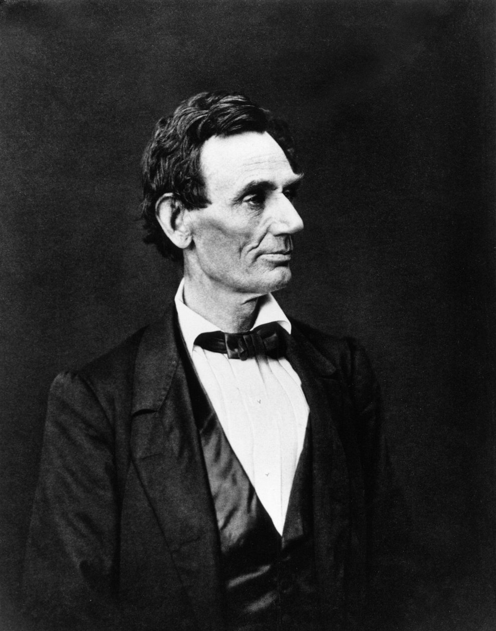 Porträtt av Abraham Lincoln. Amerikansk statsman (1809 till 1865) av Unknown artist