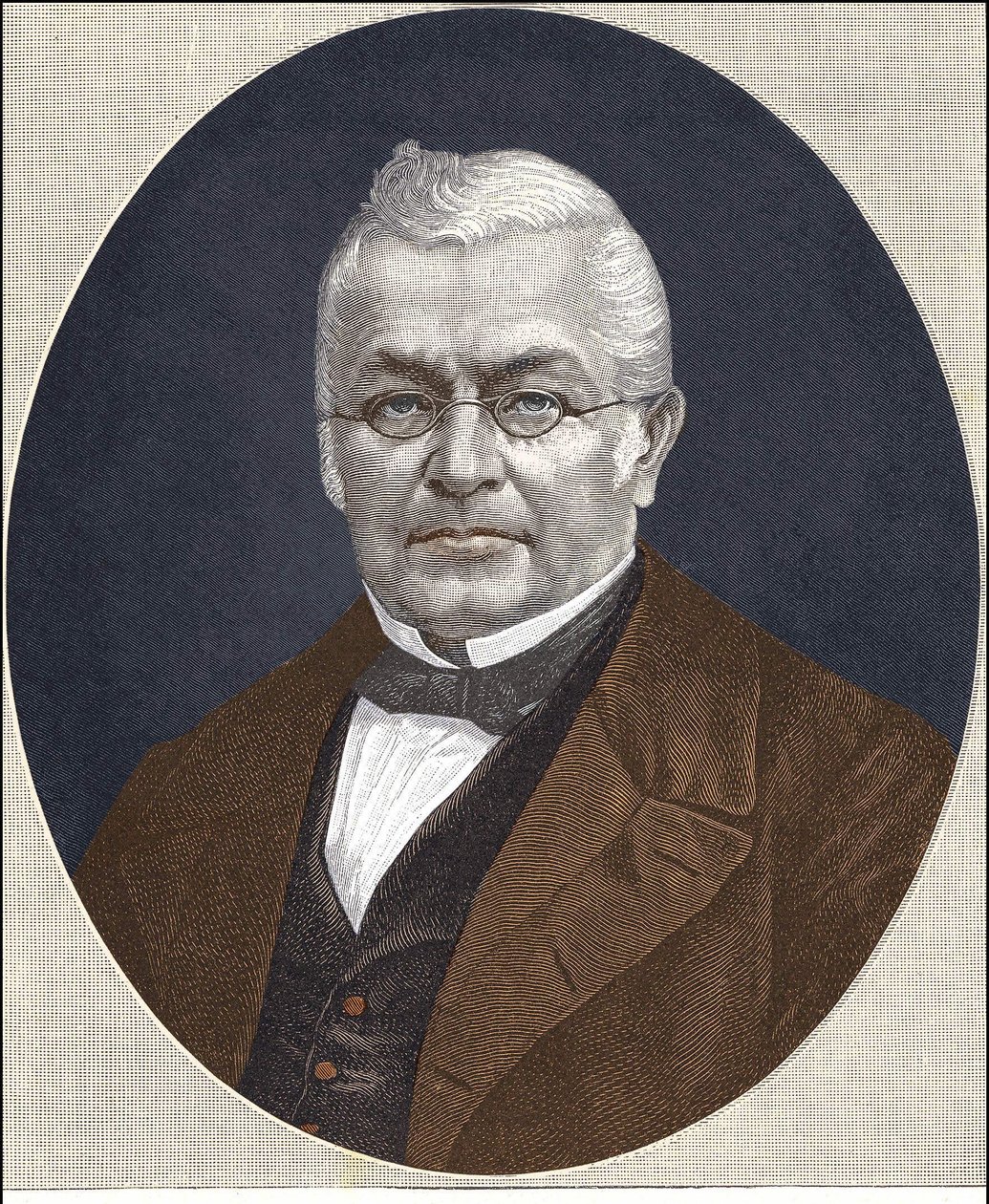 Porträtt av Adolphe Thiers (1797 - 1877) - färgtryck av Unknown artist