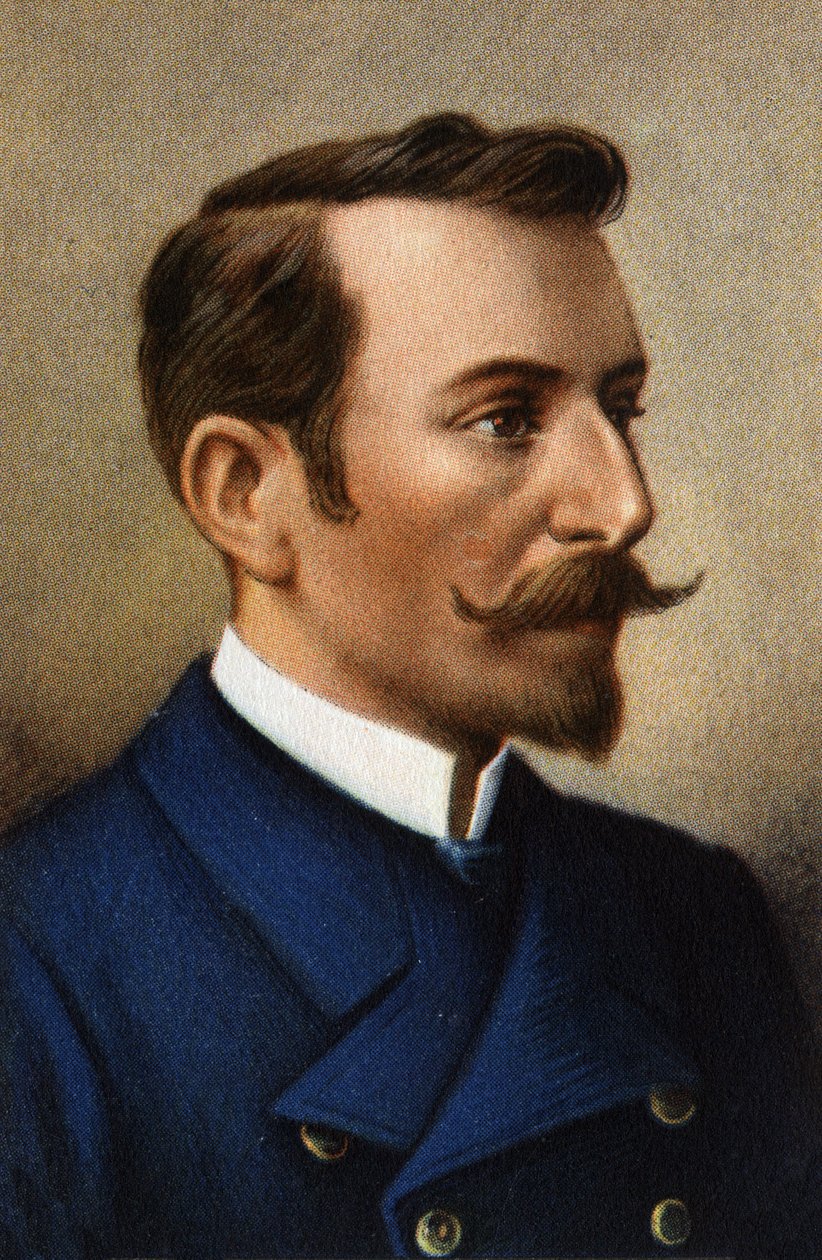 Porträtt av Adrien de Gerlache av Unknown Artist