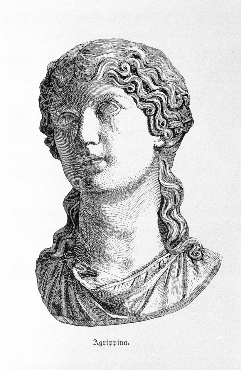 Porträtt av Agripine den unge (16 - 59). av Unknown artist