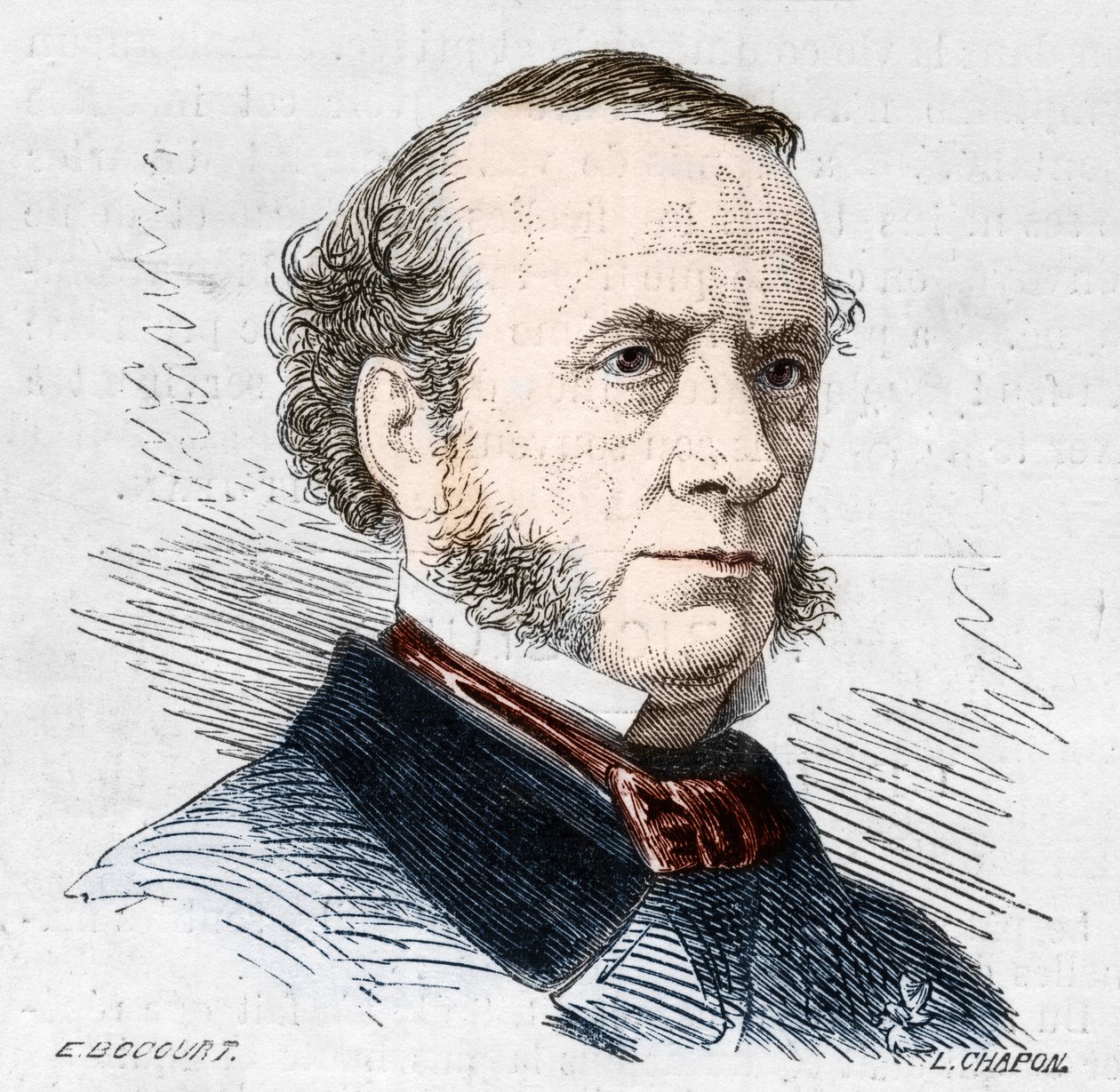 Porträtt av Albert Grisar (1808-1869) belgisk kompositör. av Unknown artist