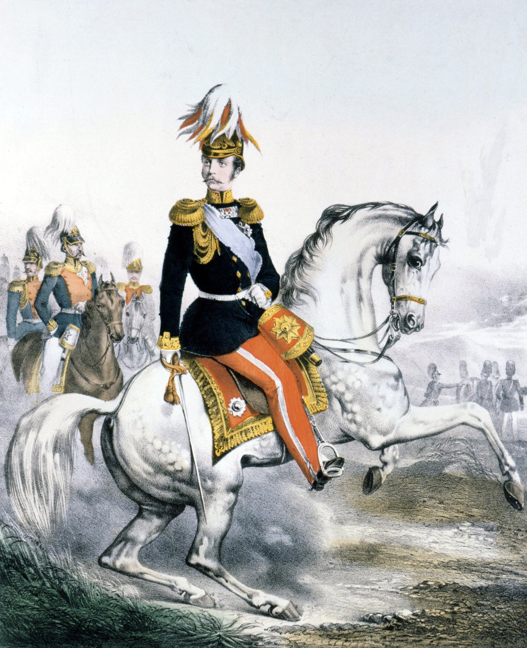 Porträtt av Alexander II Nikolajevitj (1818 - 1881). av Unknown artist