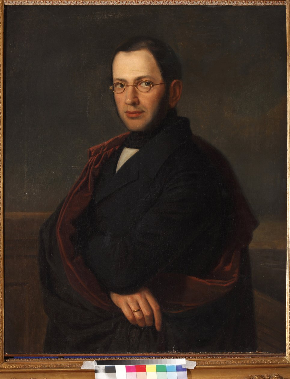 Porträtt av Alexander Nikolayevich Raevsky (1795-1868), Anonym. Olja på duk av Unknown artist