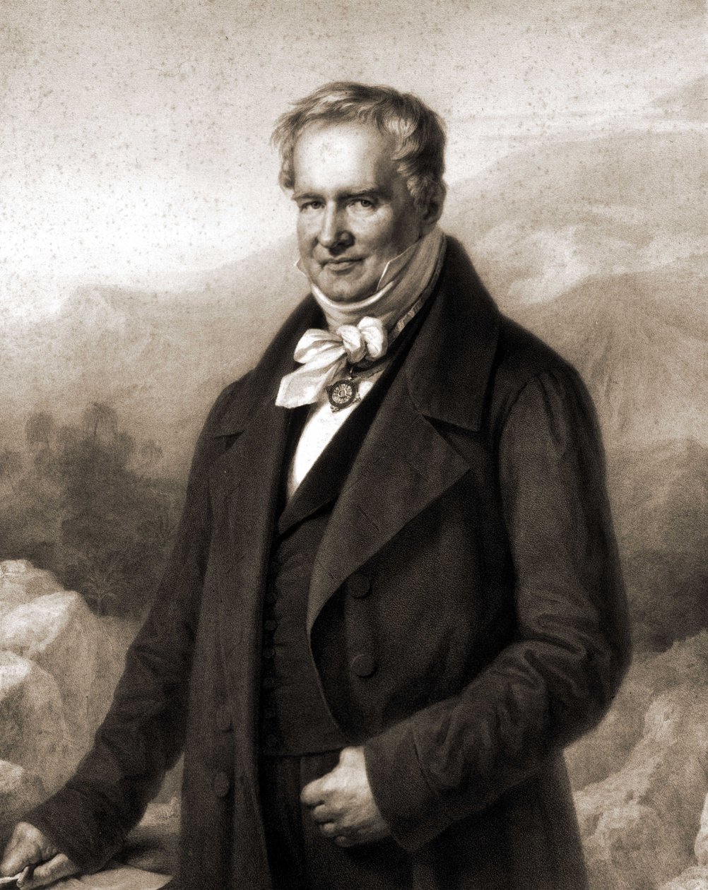 Porträtt av Alexander Von Humboldt (Alexander av Humboldt av Unknown artist