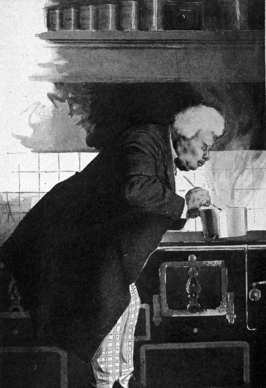 Porträtt av Alexandre Dumas far (1802 - 1870) i ugnarna. av Unknown artist