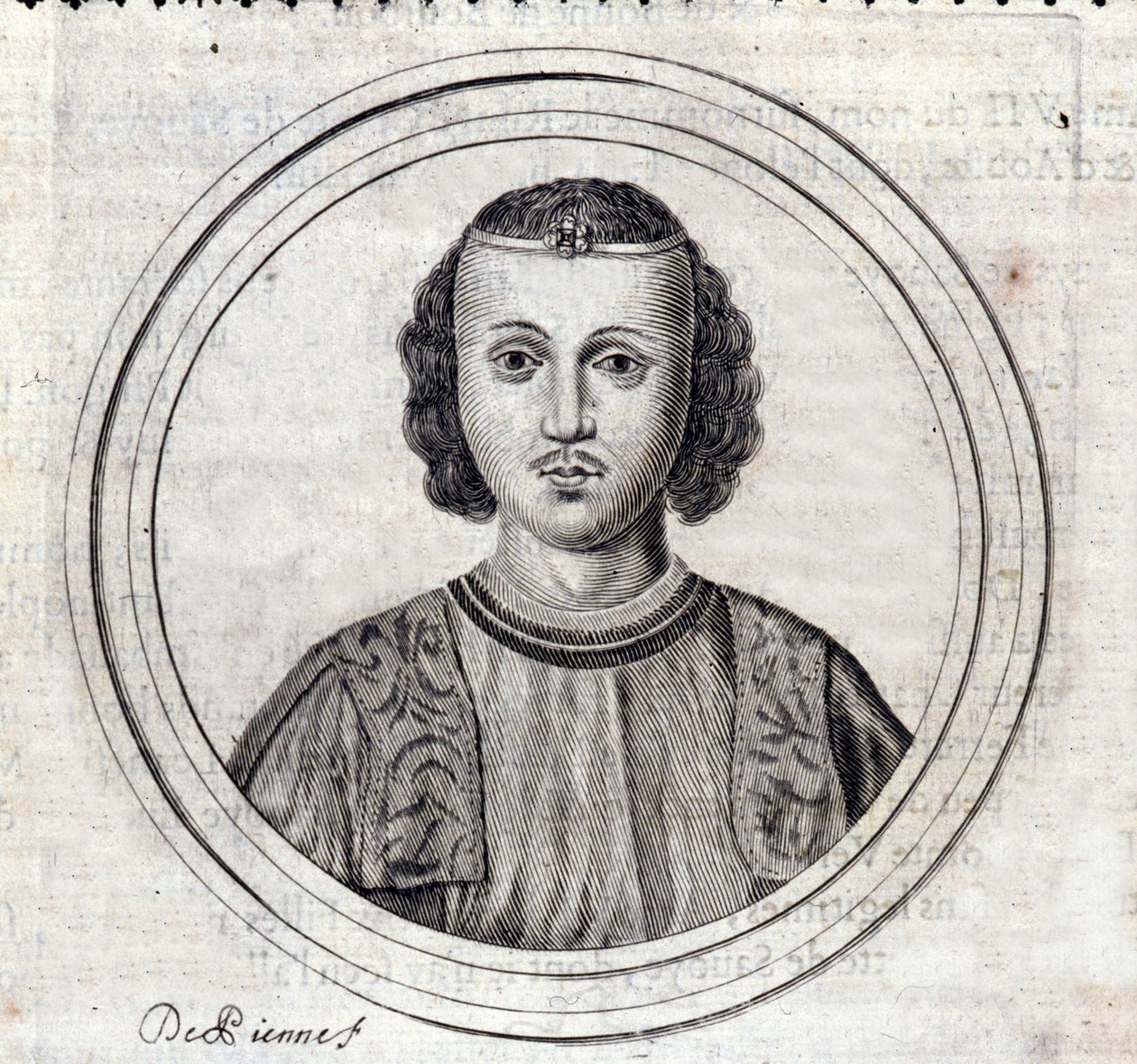 Porträtt av Amedee VII av Savojen känd som The Red Count. av Unknown artist