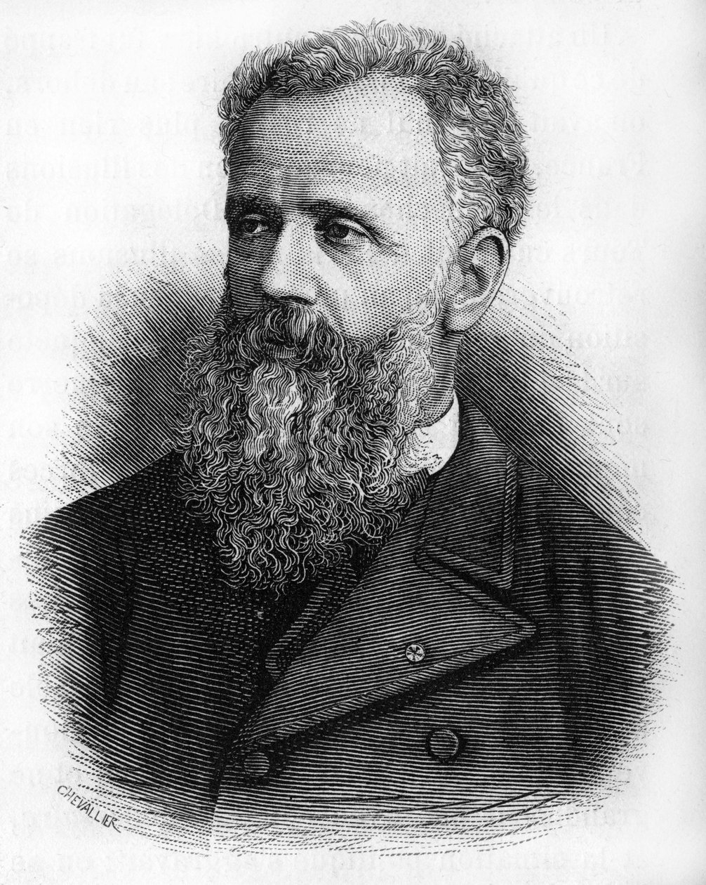 Porträtt av Anatole de la Forge. 1820-1892. Prefekt för det nationella försvaret av Unknown artist