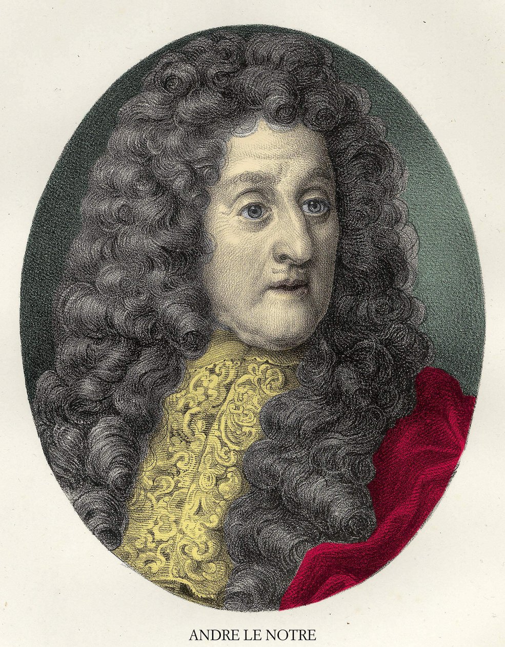 Porträtt av André Le Nôtre (Lenotre av Unknown artist