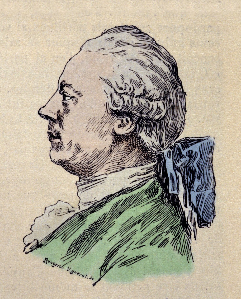 Porträtt av Andre Danican (André-Danican) PHILIDOR av Unknown artist
