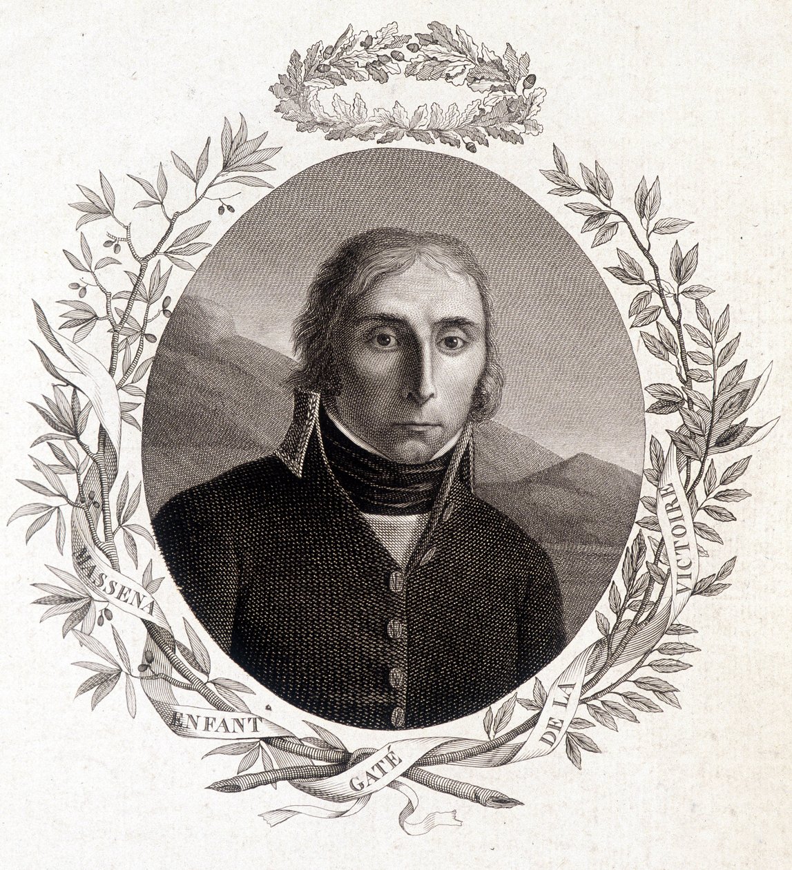 Porträtt av Andre Massena (1756-1817) "Segerns barnport", marechal av Frankrike av Unknown artist