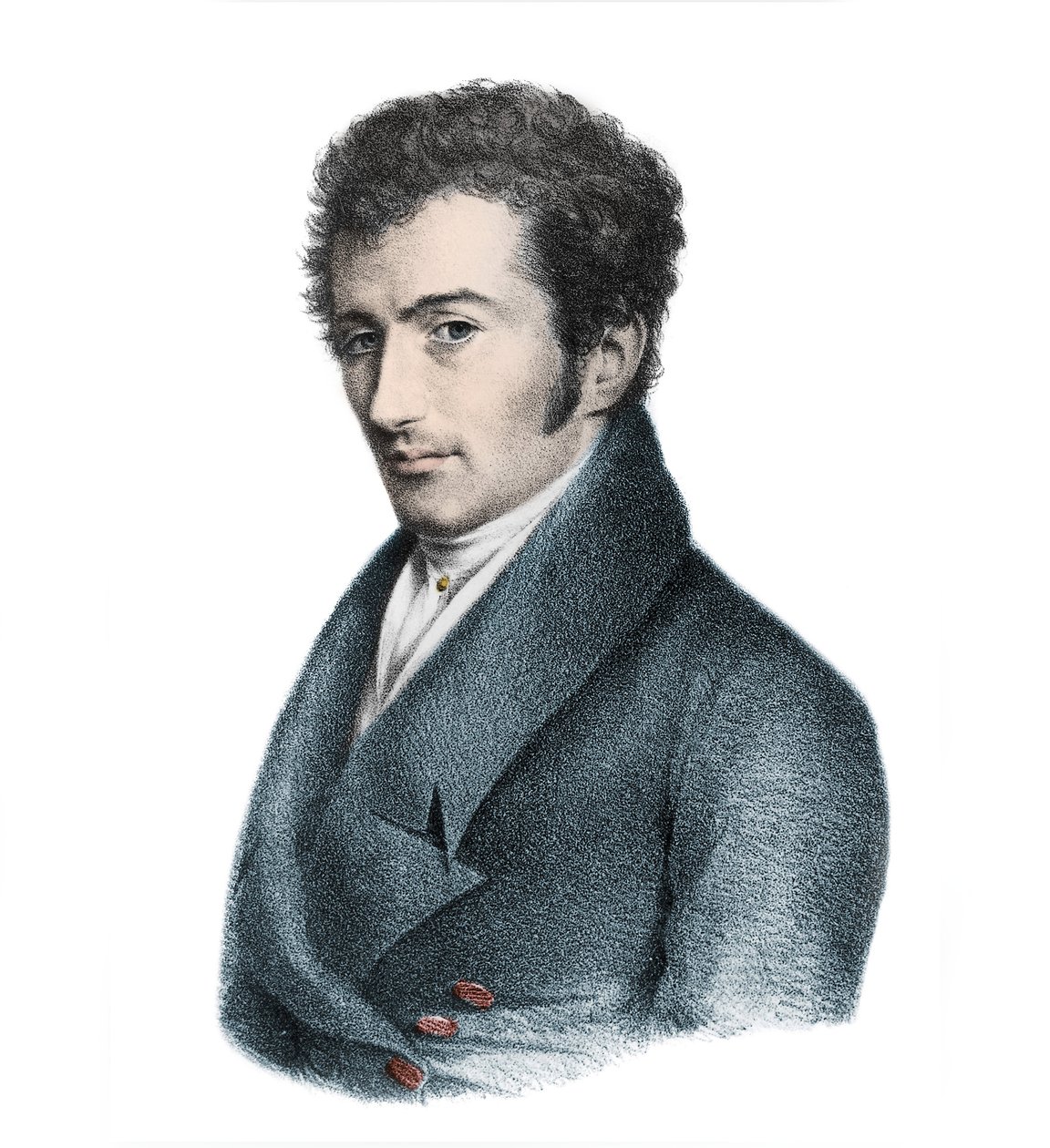 Porträtt av Anselm Huttenbrenner (1794-1868), österrikisk kompositör av Unknown artist