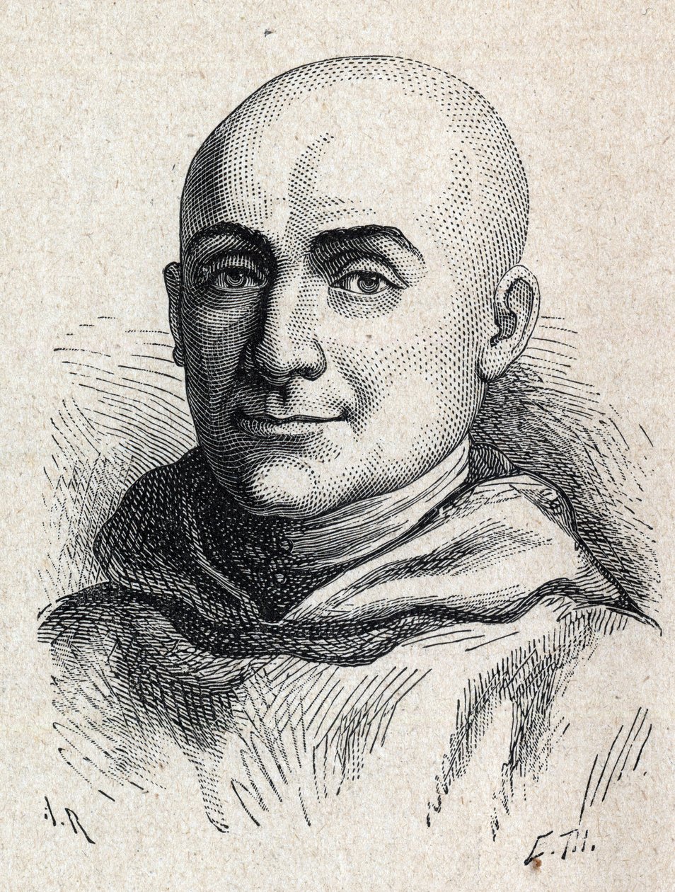 Porträtt av Antoine Christophe Gerle (1736-1801) fransk religiös. av Unknown artist