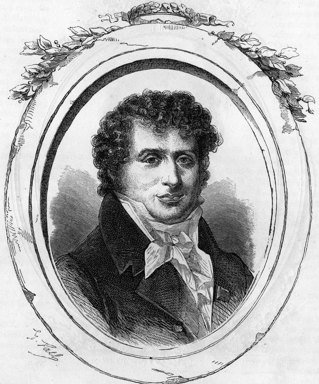 Porträtt av Antoine Desaugiers (1772-1827), fransk låtskrivare. av Unknown artist
