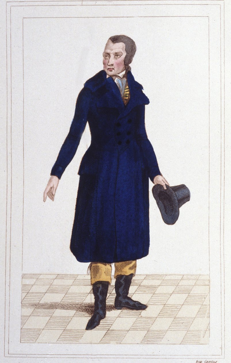 Porträtt av Antoine Quentin Fouquier Tinville (1746 - 1795), fransk magistrat och politiker gravyr 1830 av Unknown artist