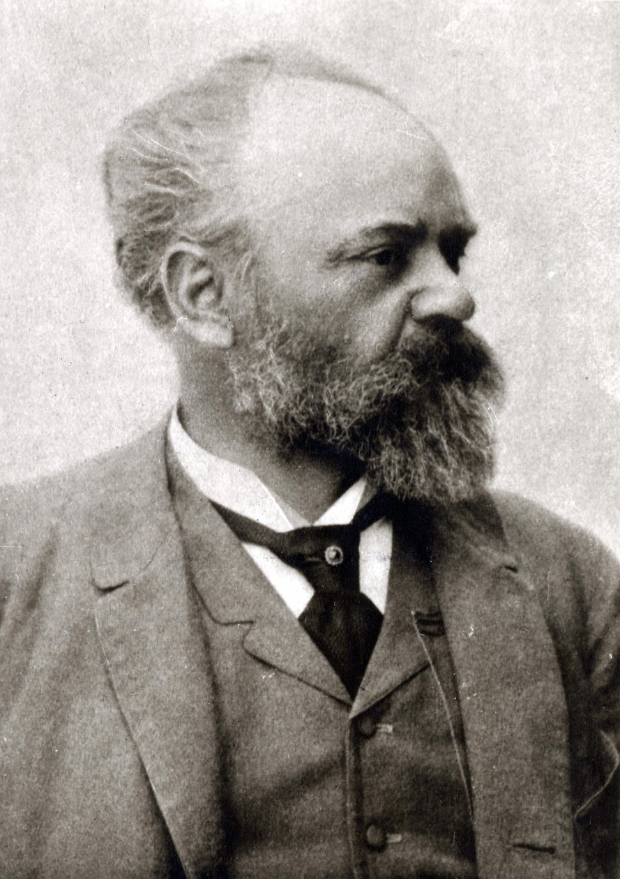 Porträtt av Anton (Antonin) Dvorak (1841 - 1904), tjeckisk kompositör. av Unknown artist