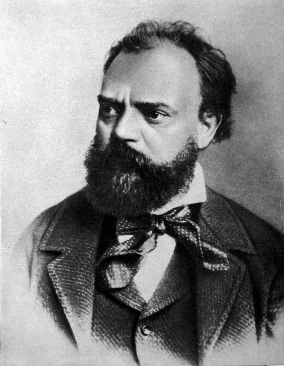Porträtt av Anton (Antonin) Dvorak (1841 - 1904), tjeckisk kompositör. av Unknown artist